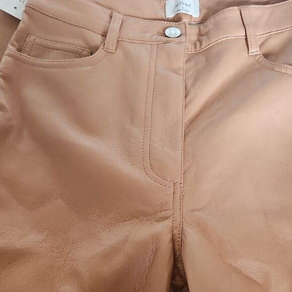 Wilfred Camel Faux Leather Pants - Picture 13 of 16
